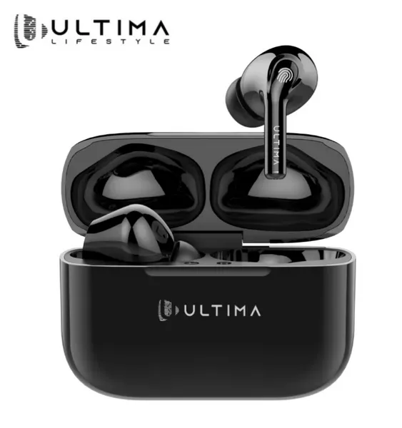 Ultima Atom 320 Wireless Earbuds With Massive Playback Of Upto 17 Hour IPX5 Water Type C Interface With Game Mod